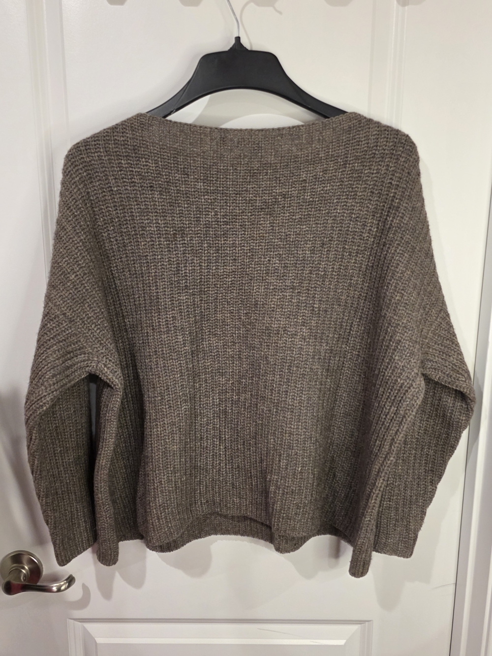 Vince Ribbed Boat-Neck Sweater 50% yak/50% wool - Picture 4 of 5